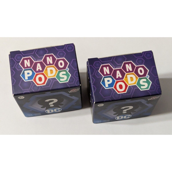 Mattel Nano Pods DC Blind Box Mini Figures Collectable & Connectable DC (2 Pack) - Picture 6 of 7